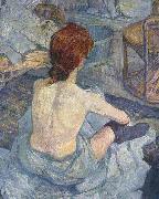 Henri de toulouse-lautrec La Toilette, early painting painting